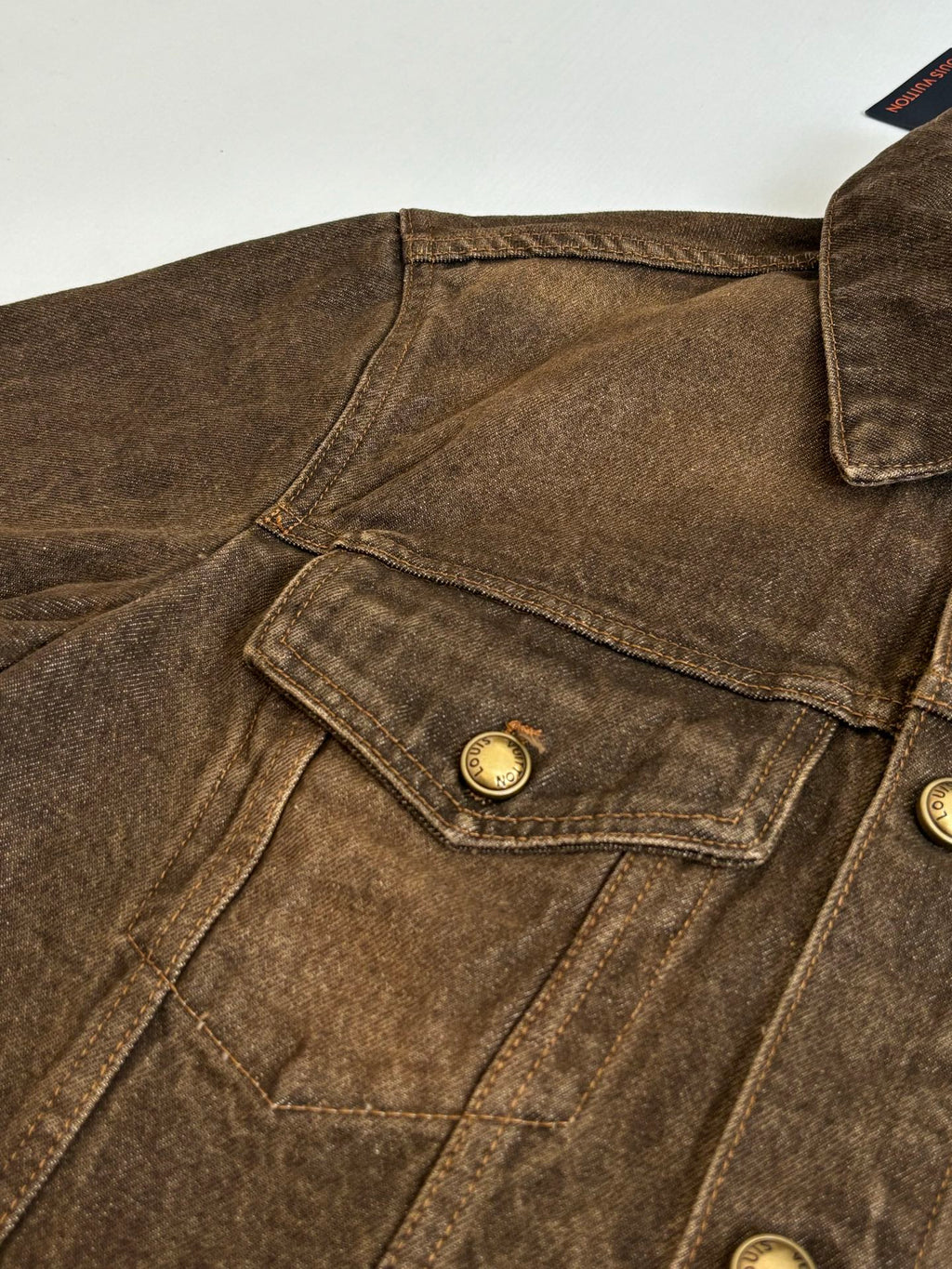 LV Coffee Denim Jacket