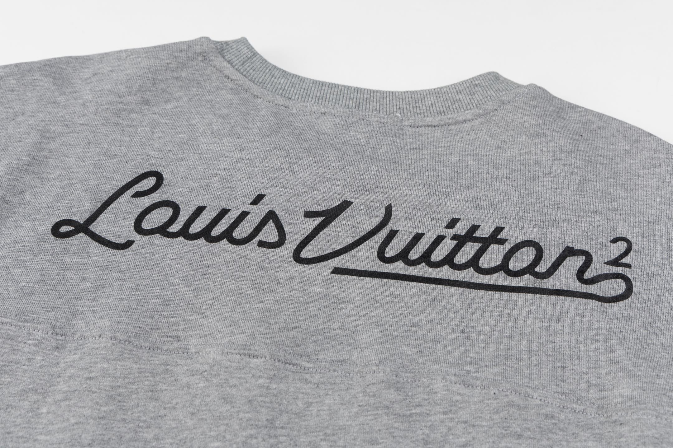 LV Heart Letter Crewneck Sweatshirt