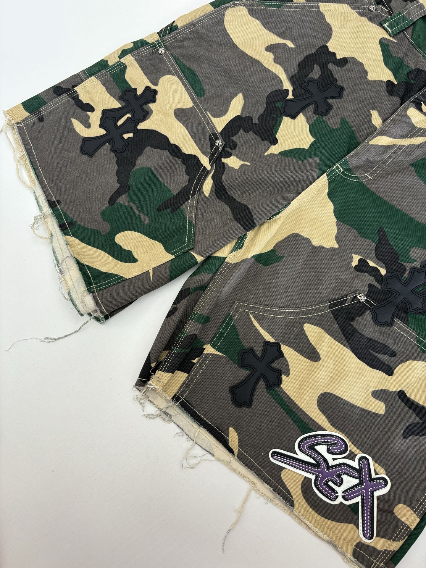 Chrome Heart Camo Shorts