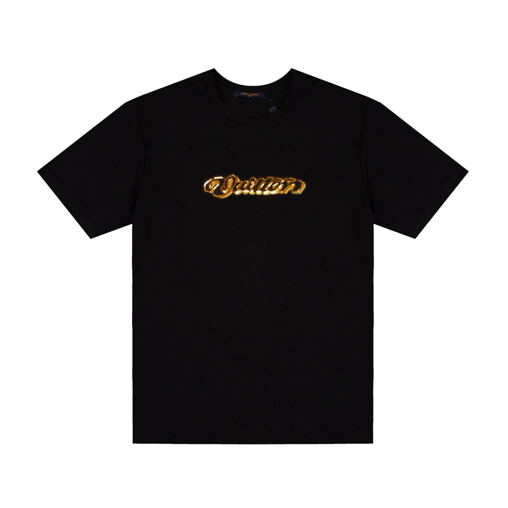 LV Sequined Crew Neck T-Shirt