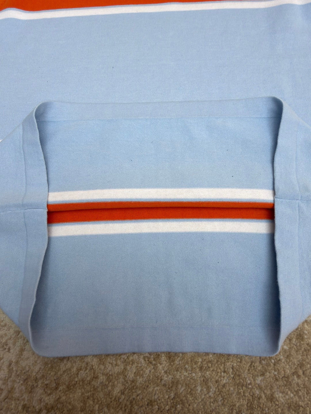 LV Monogram Striped Knit T-Shirt