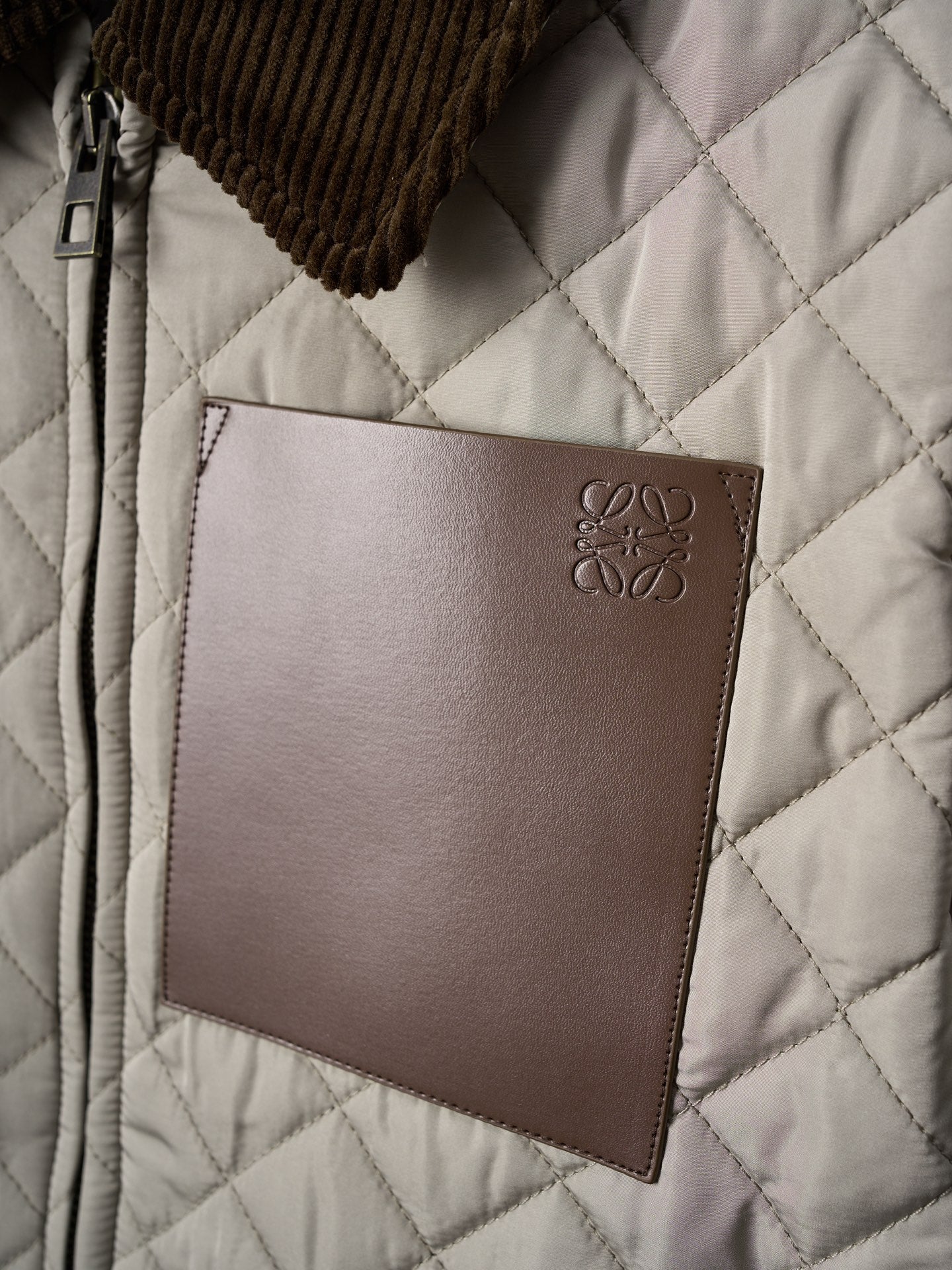 Loewe Diamond Quilted Short Jacket/Coat