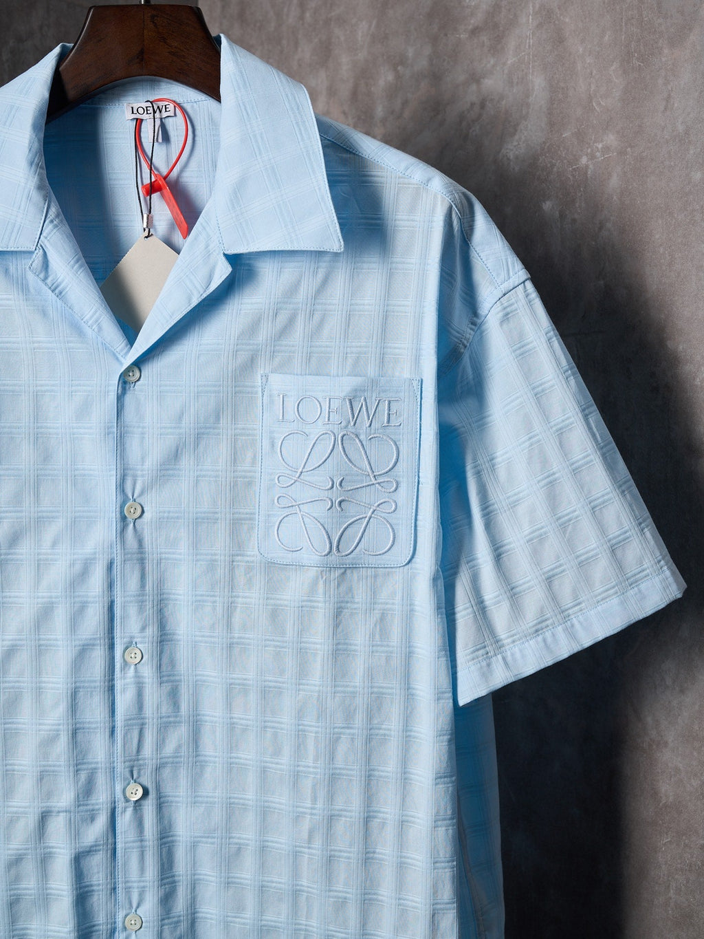 Loewe Embroidered Short Sleeve Shirt