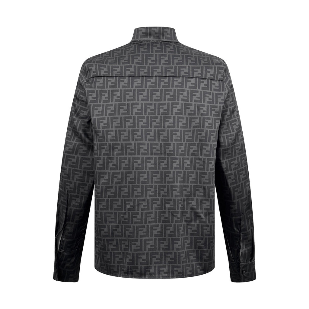 Fendi All-over FF Print Long-sleeved Shirt