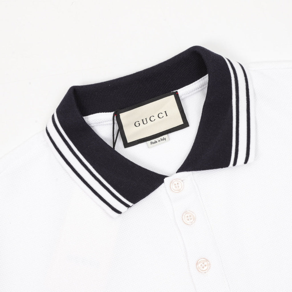 Gucci embroidered Polo short sleeve shirt