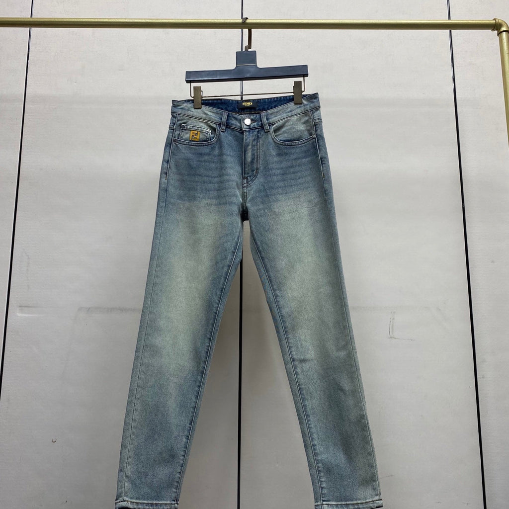 Fendi Slim Fit Straight-Leg Jeans