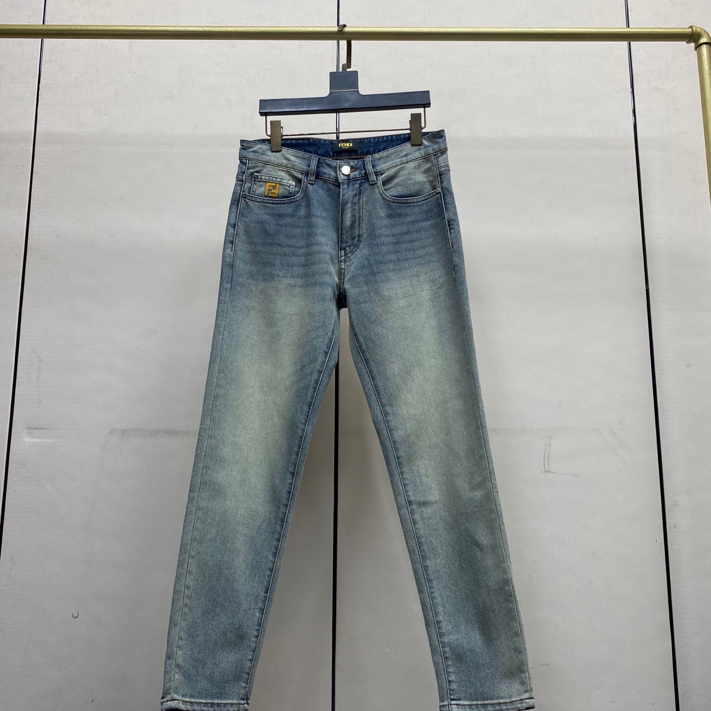 Fendi Slim Fit Straight-Leg Jeans