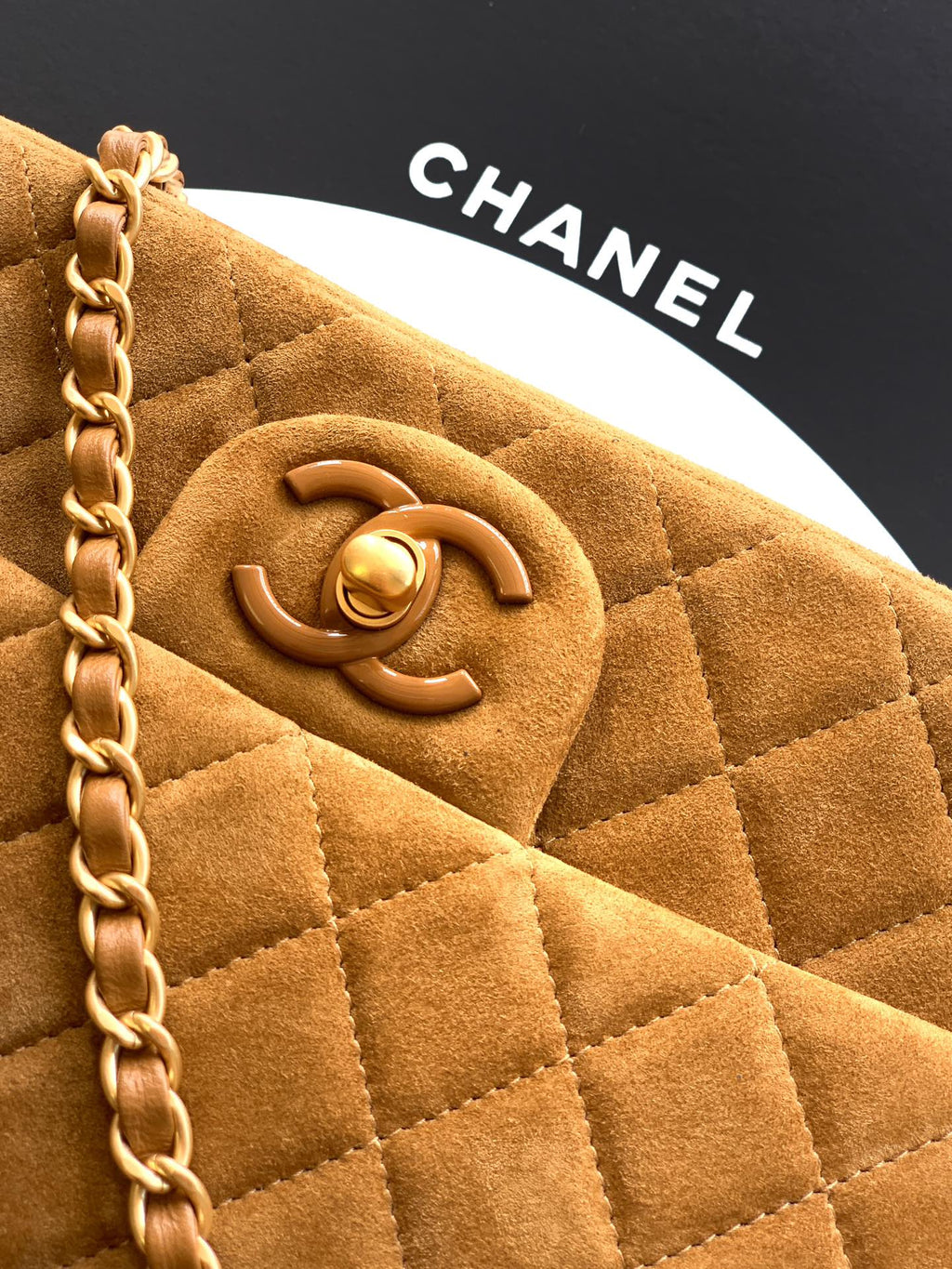 Chanel Royal Blue Suede Bad