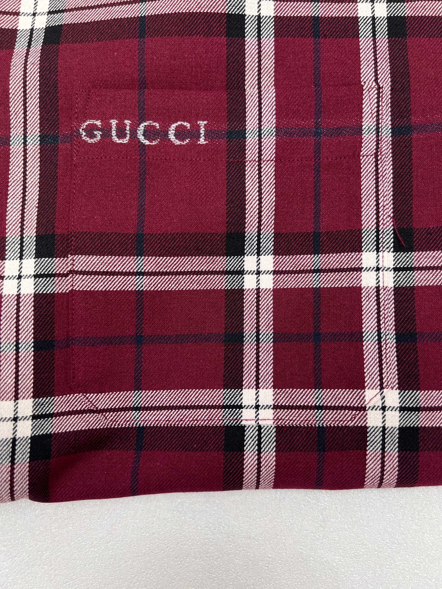 Gucci Plaid Shirt