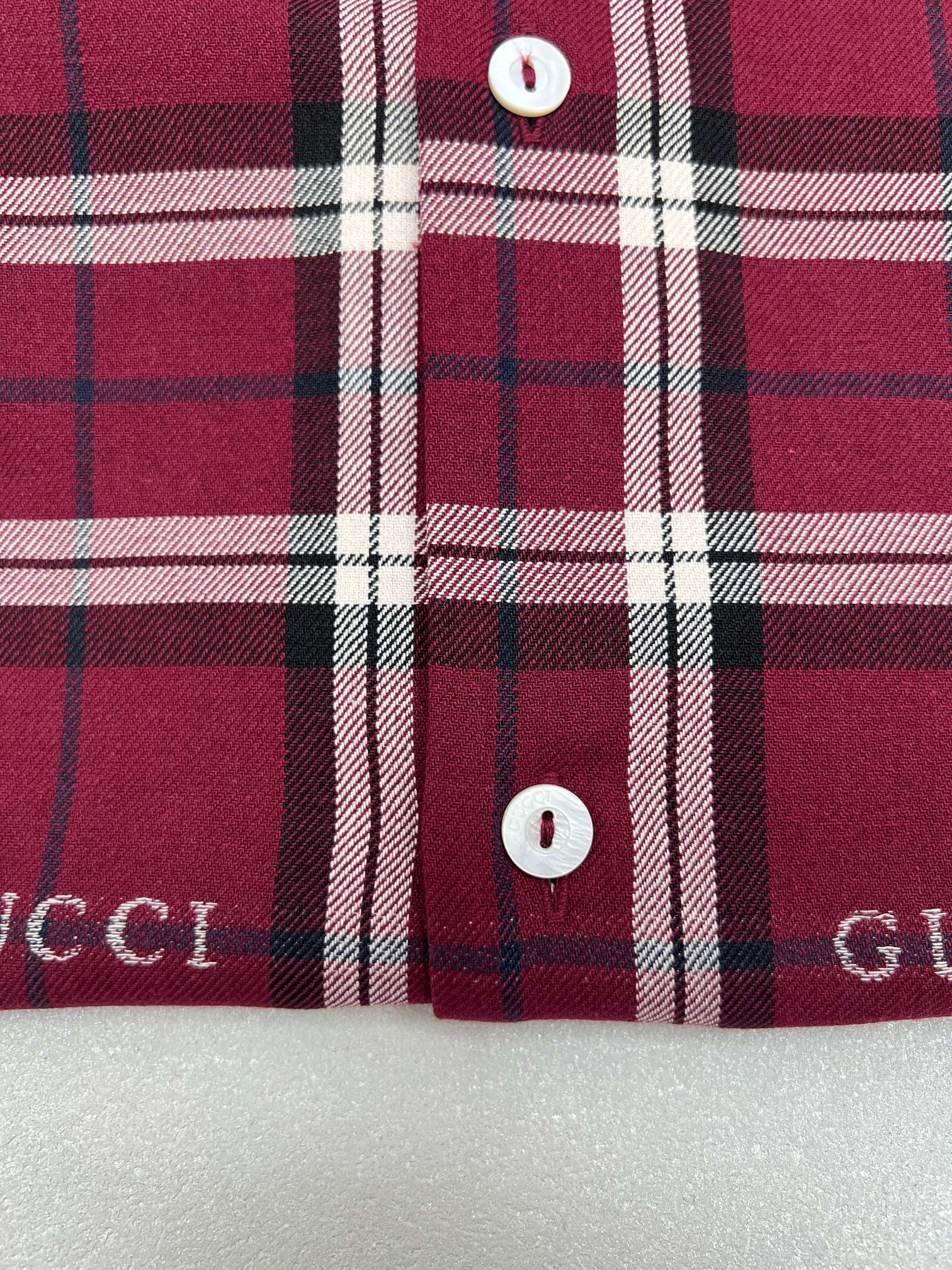 Gucci Plaid Shirt