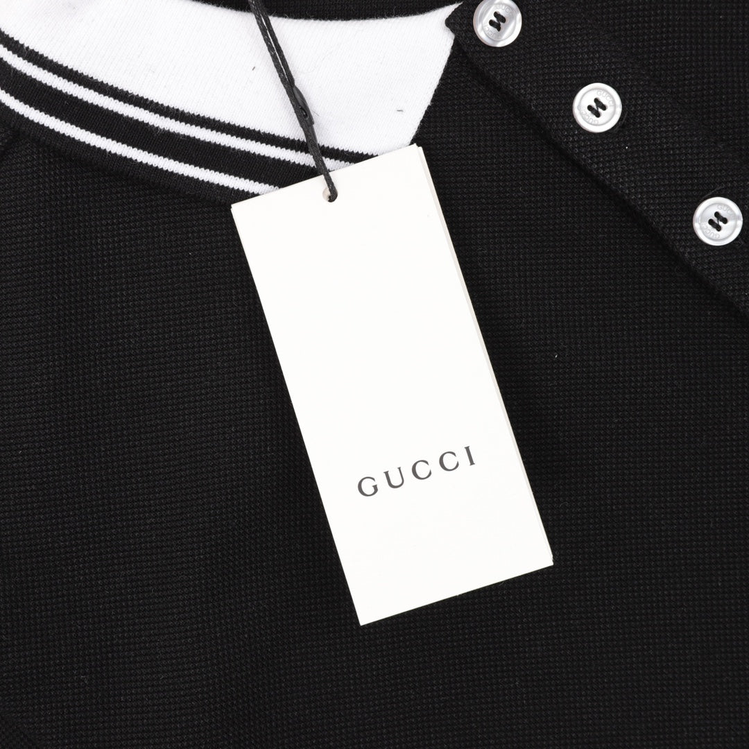 Gucci embroidered Polo short sleeve shirt