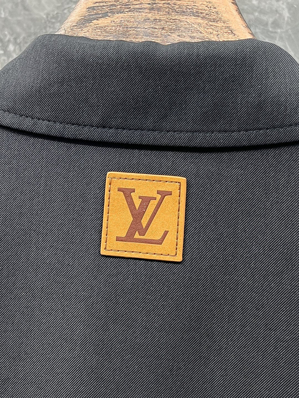 LV Mulberry Silk Acetate Embossed Jacket