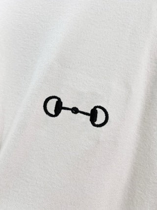 Gucci Crew Neck Embroidered Knit T-Shirt