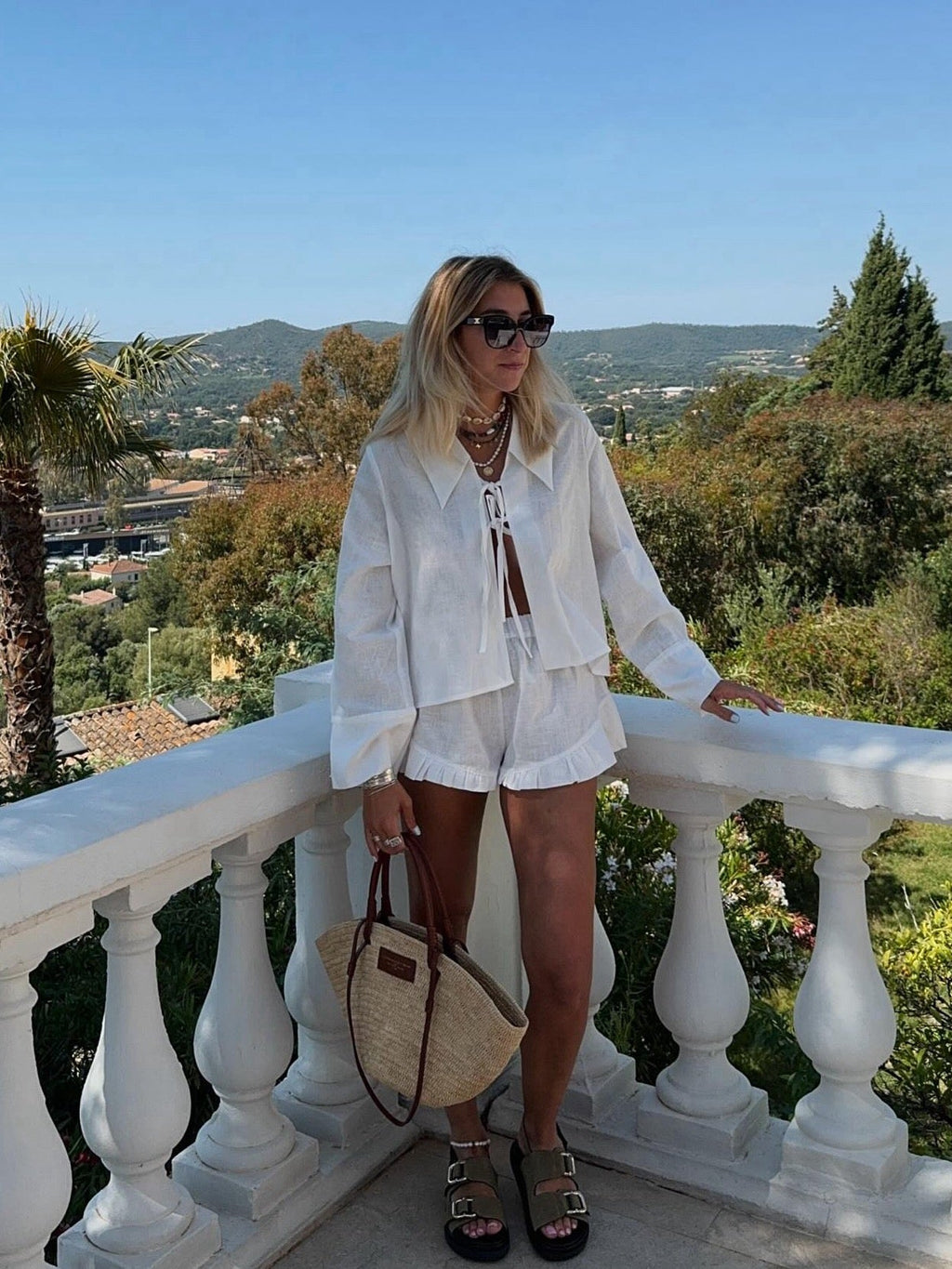 Women's Rouri French Linen Shirt & Pants Set