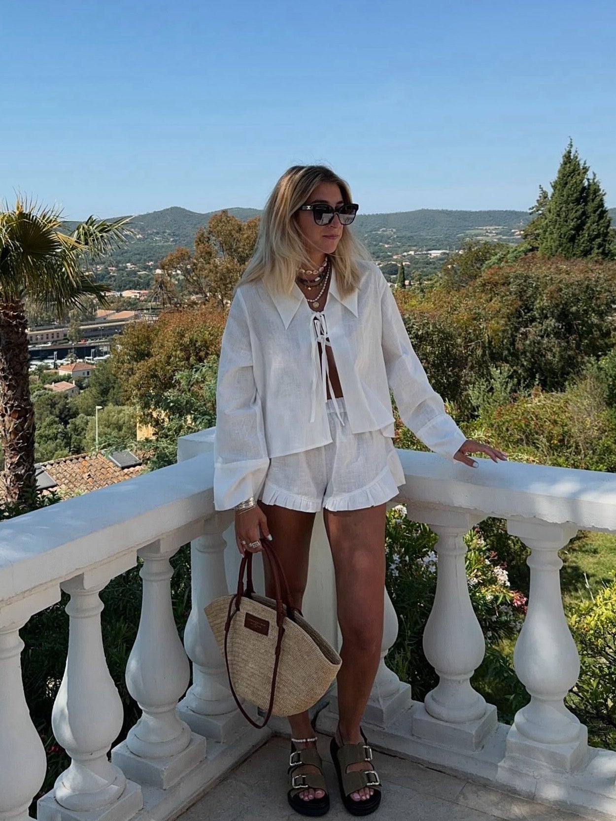 Women's Rouri French Linen Shirt & Pants Set