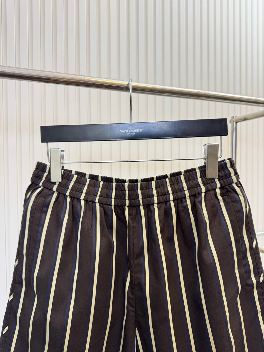 LV Pharrell Williams Runway Strip Pocket Shorts