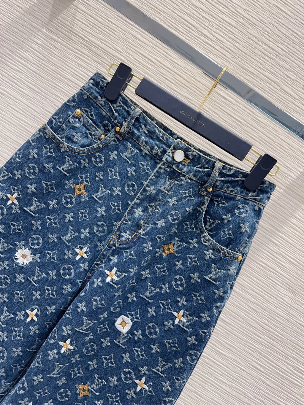 LV Denim Pants - women's