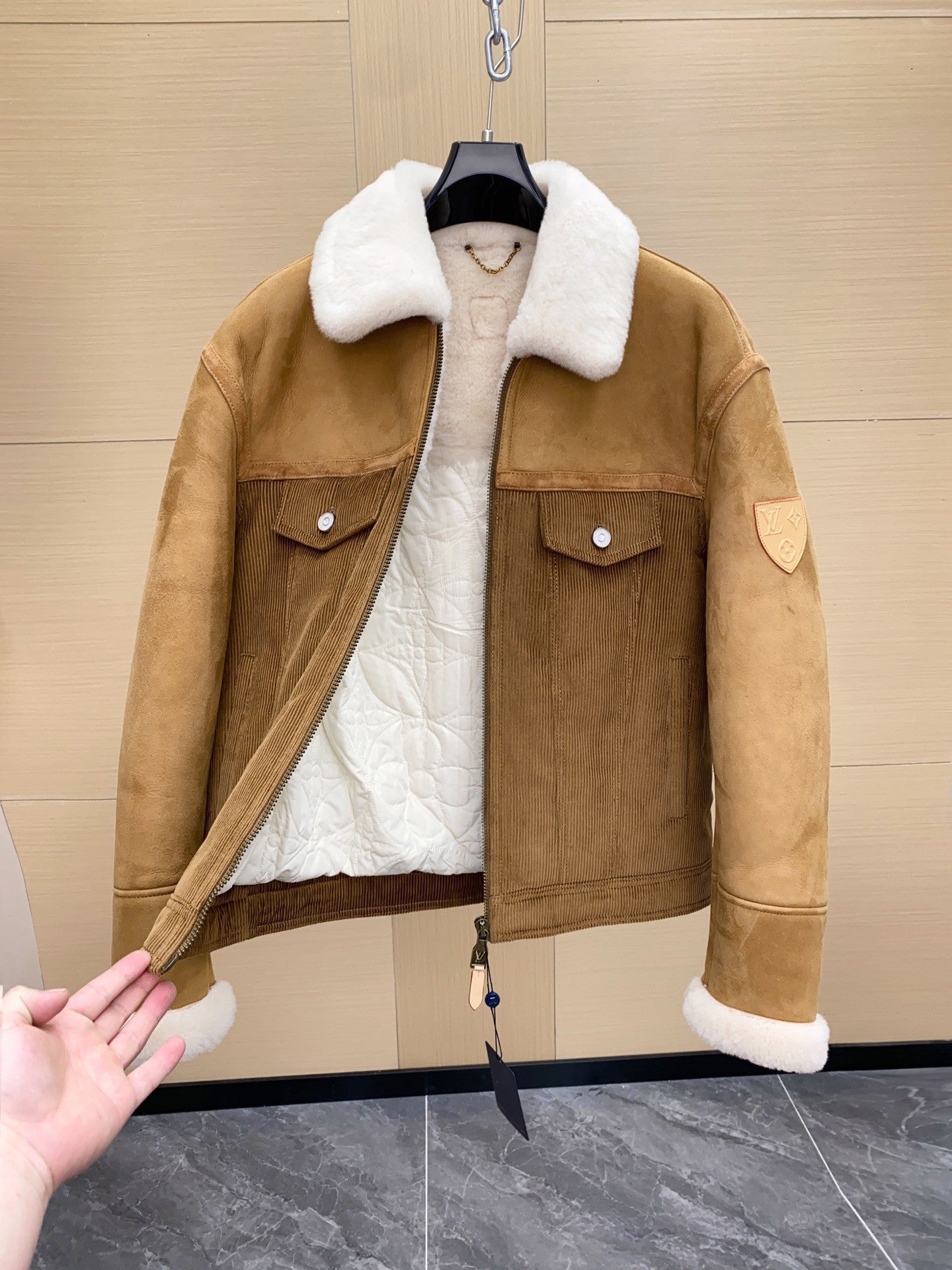 LV Pilot Shearling Jacket