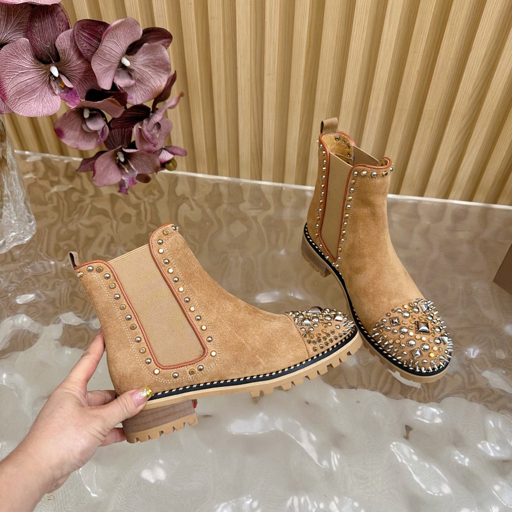 Women's Christian Louboutin studded ankle boots