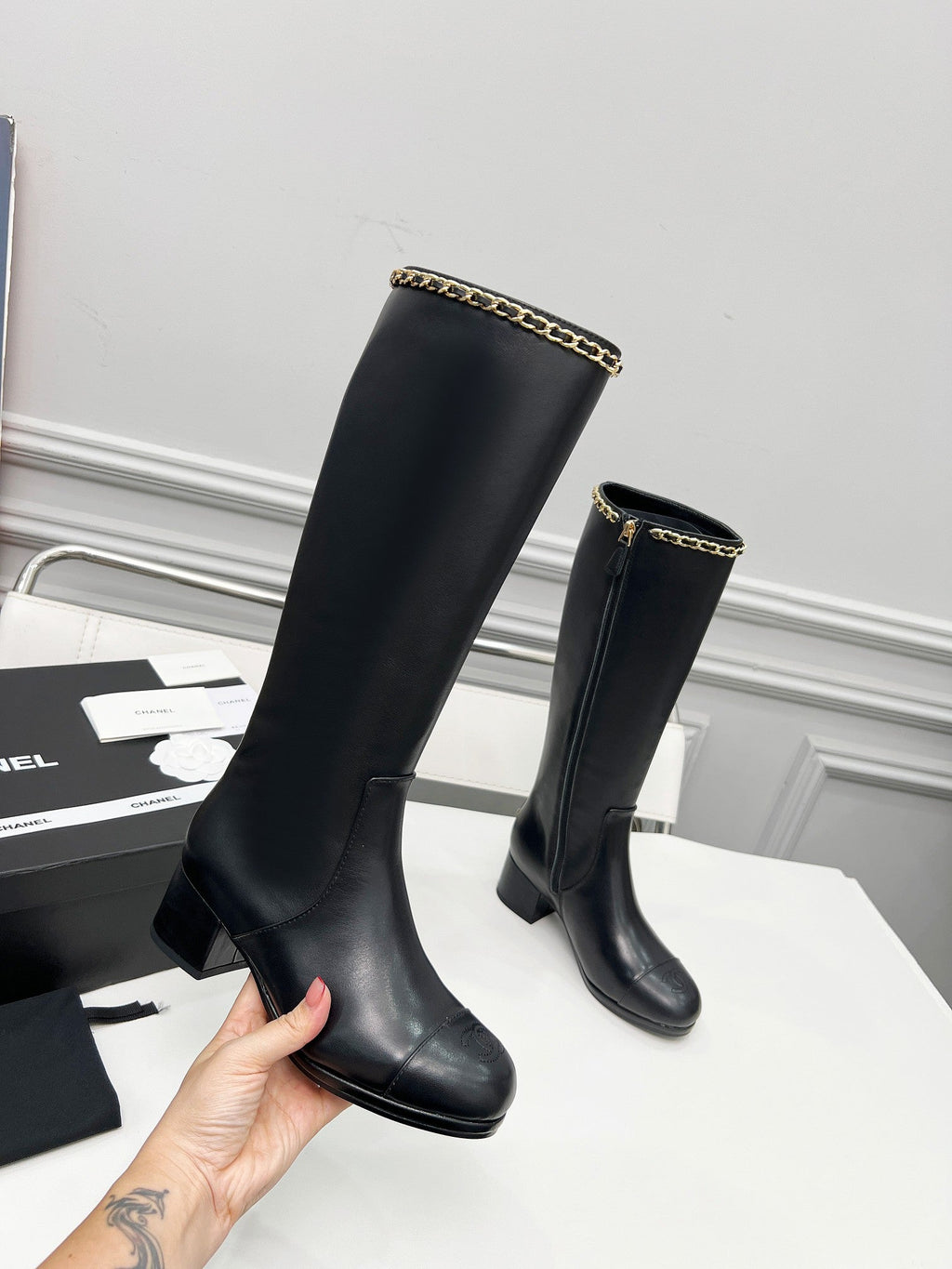 Women's Changel Signature Double C boots