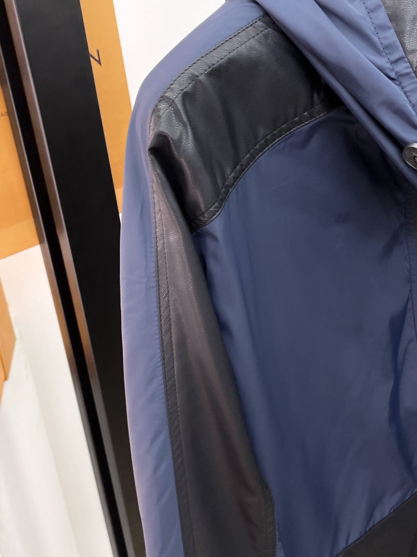Prada Nylon/Leather Jacker