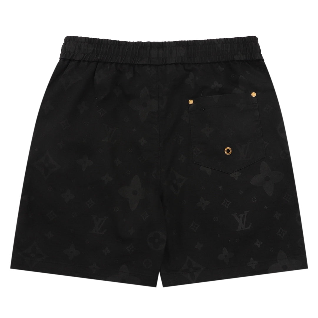 LV Monogram Print Shorts