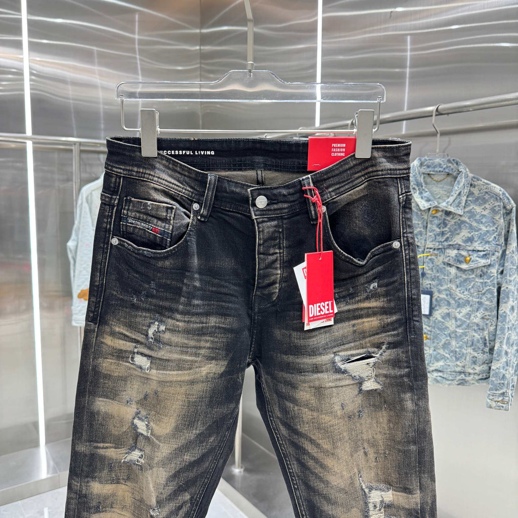 DSqaured2 Ripped Heavy-Duty Slim fit stretch Jeans