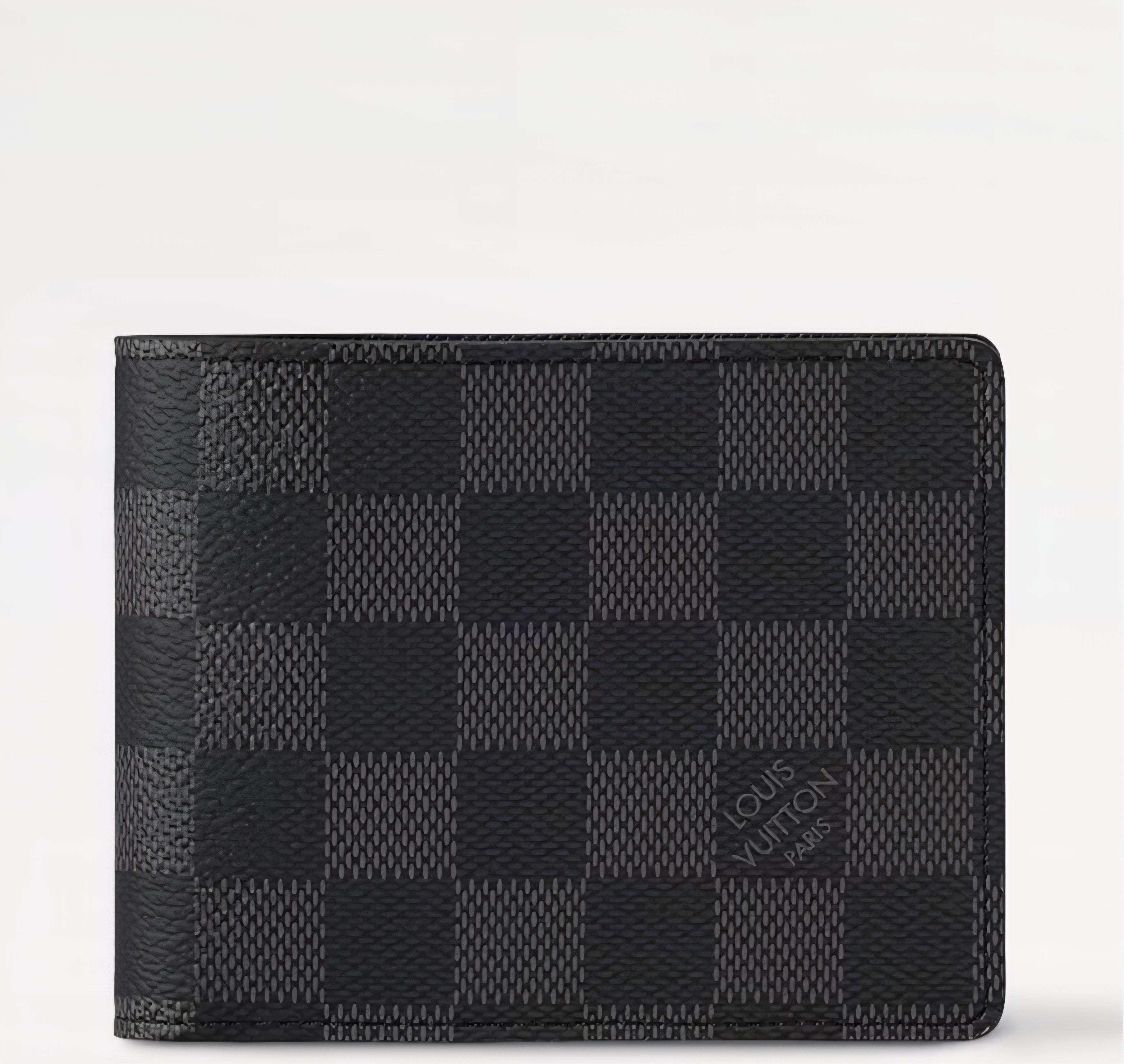 Louis Vuitton Multiple Wallet Checkered Graphite Canvas