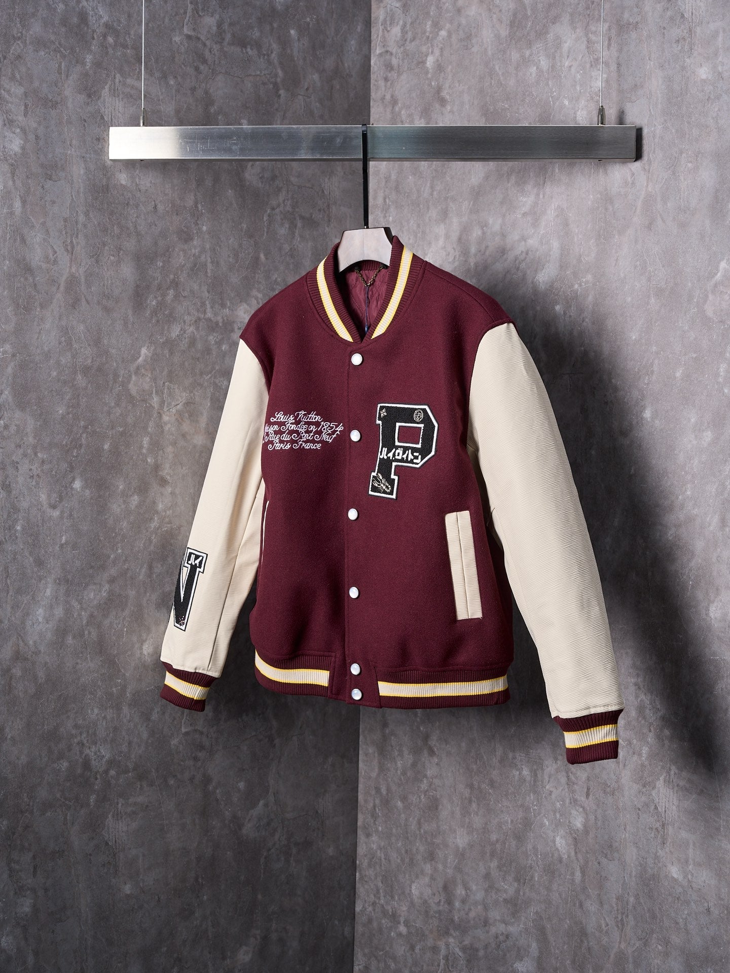 LV Pharell Williams & Nigo Collaboration Baseball Jacket