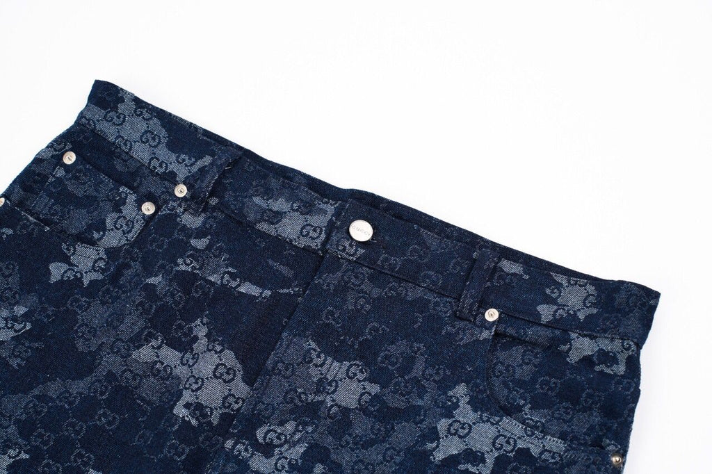 Dark Blue Camo Gucci jeans