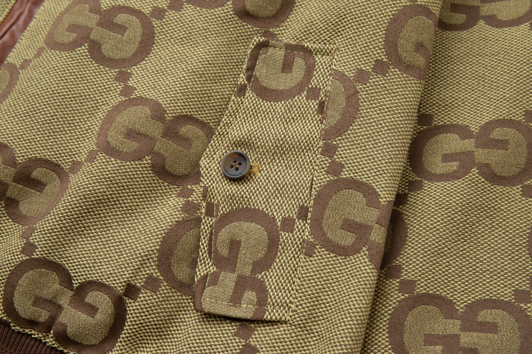 GG Double G Jacquard Stand Collar Jacket