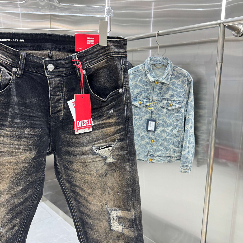 DSqaured2 Ripped Heavy-Duty Slim fit stretch Jeans