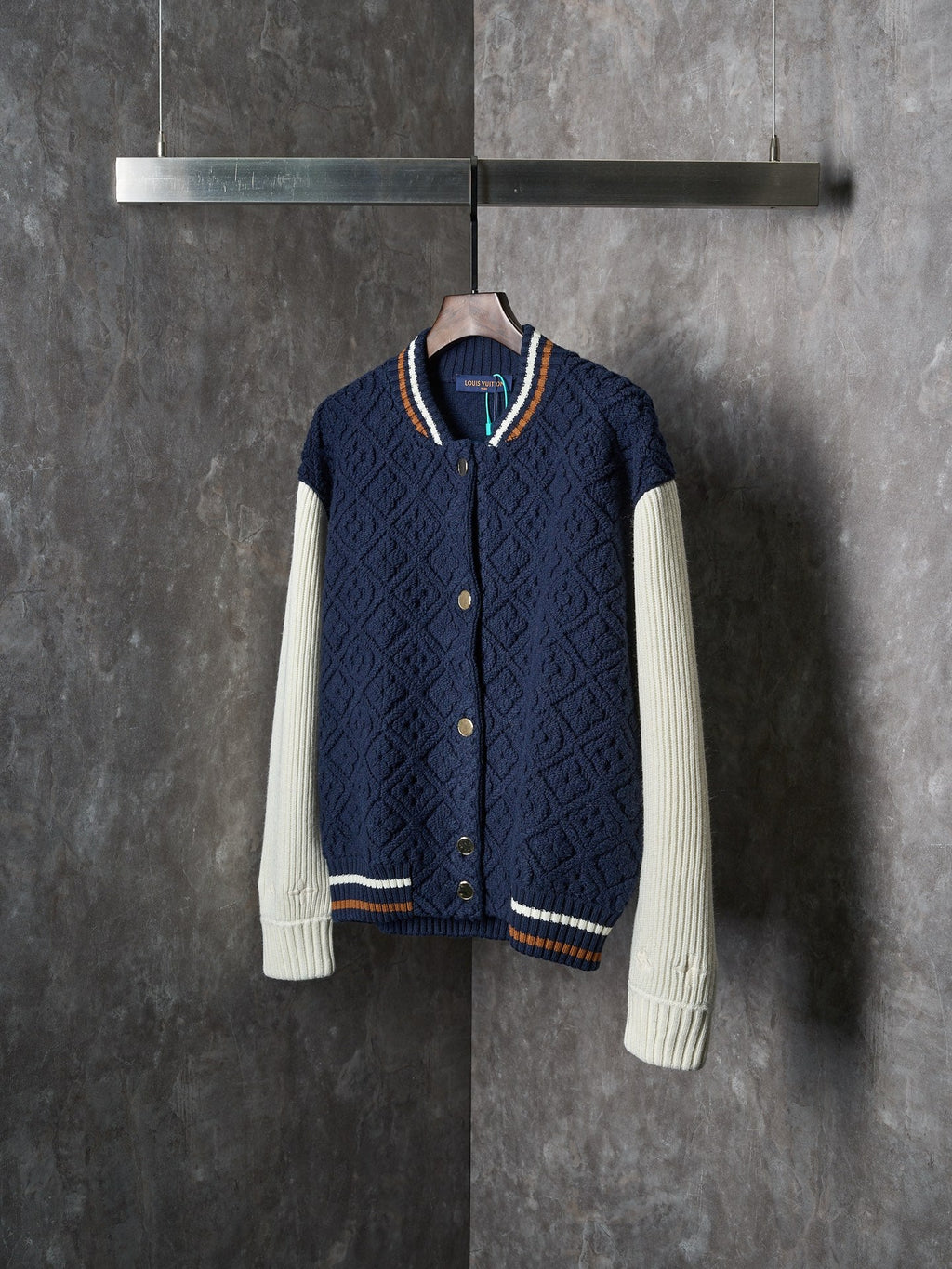 LV Terry Cloth Baseball Jacket