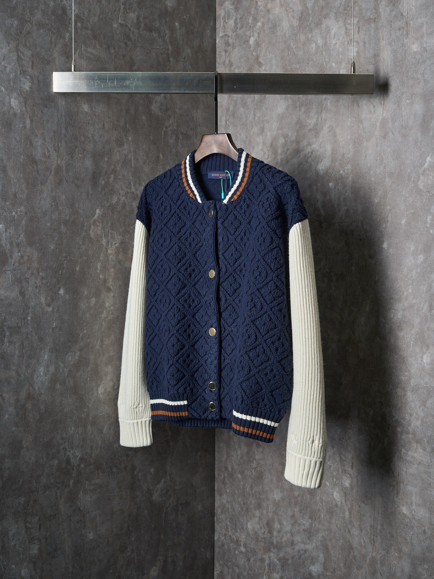 LV Terry Cloth Baseball Jacket