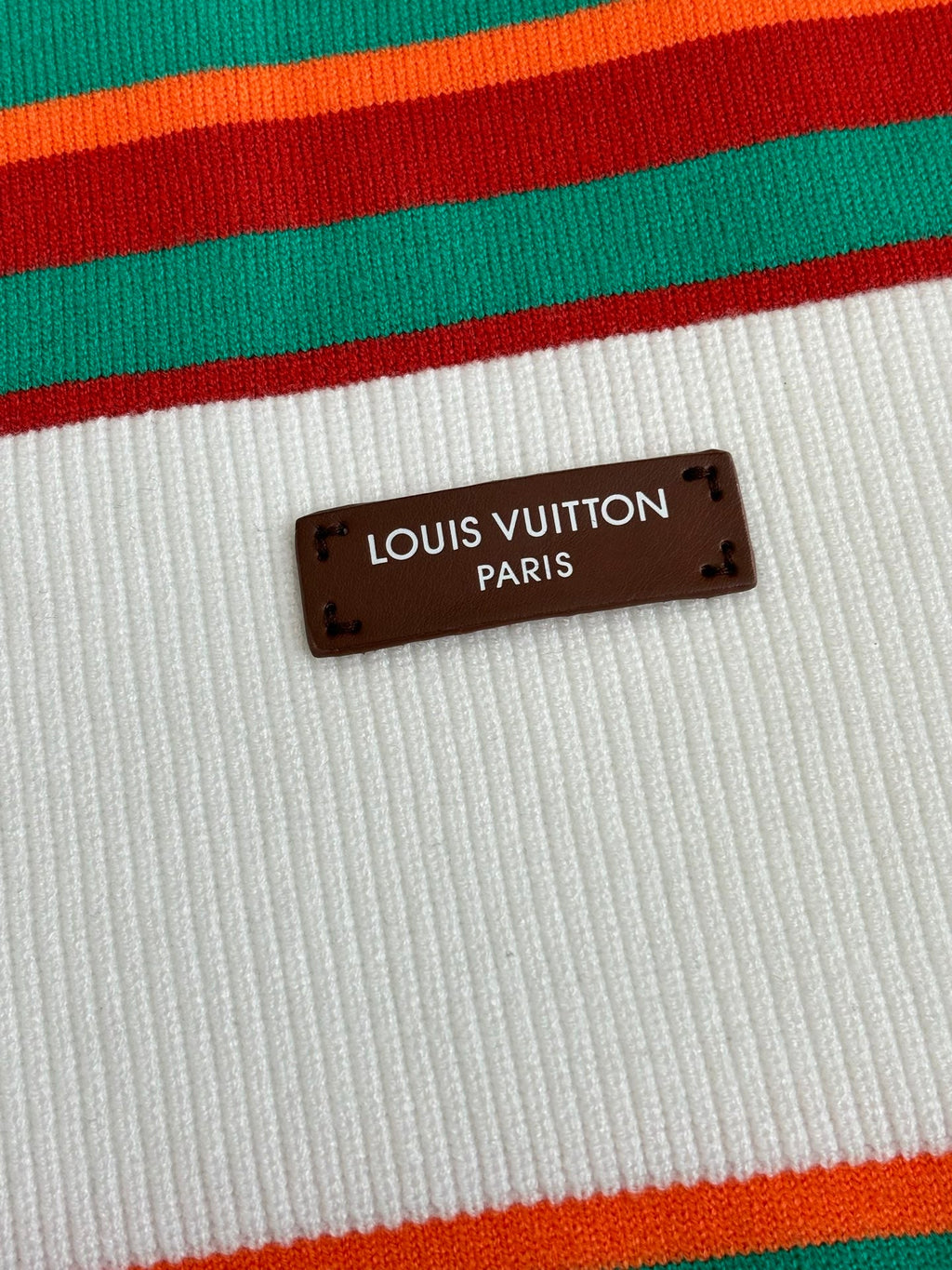LV Cotton Blend Knit Zipper Jacket