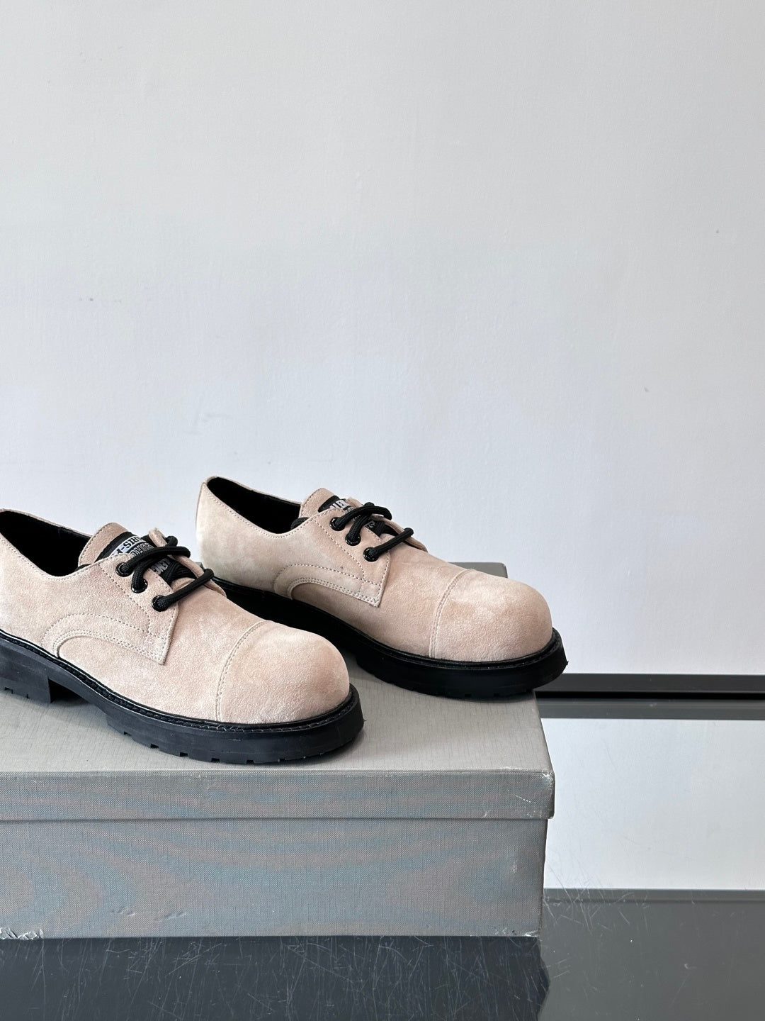 Balenciaga Geniune Leather Derby Shoes