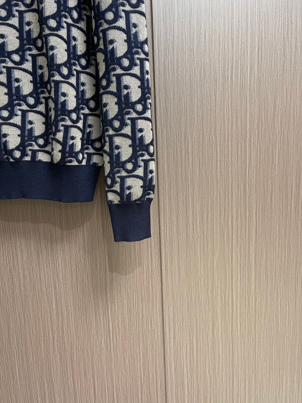 Dior Monogram Jacquard Crew Neck Sweater