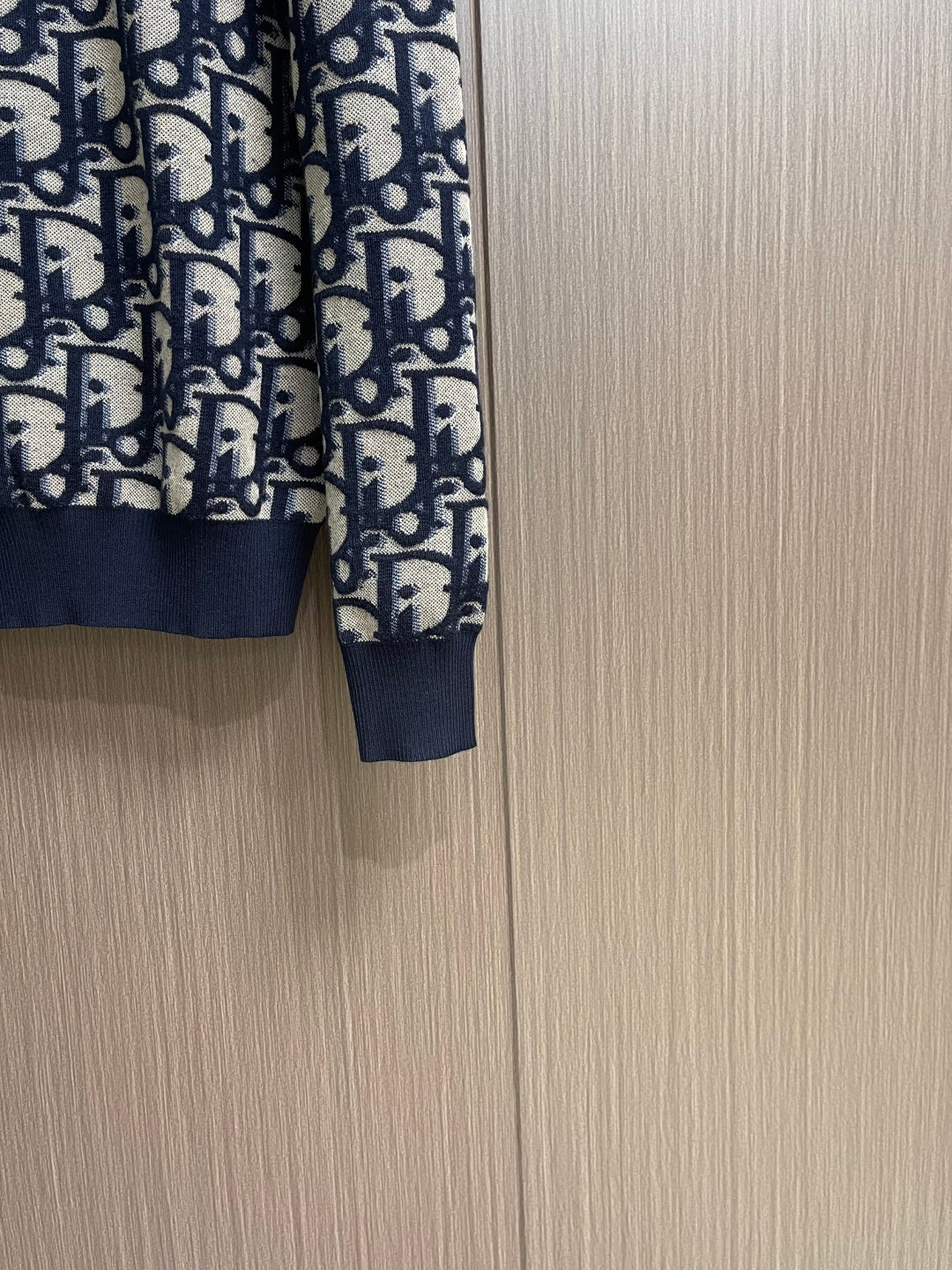 Dior Monogram Jacquard Crew Neck Sweater