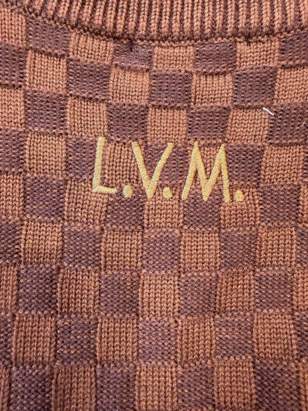 LV Animal Embroidery Sweater