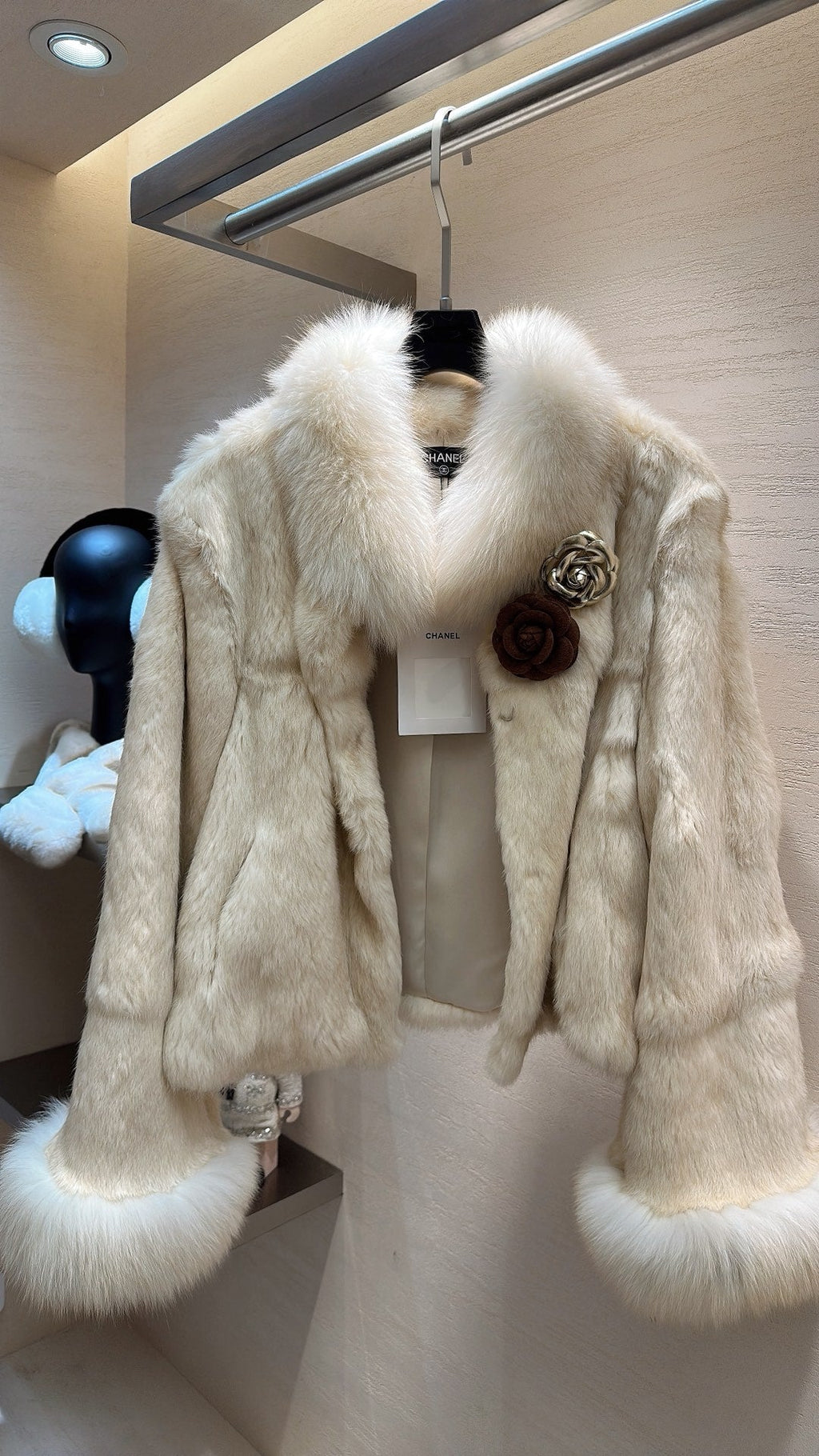 Chanel Rabbit Fur Coat