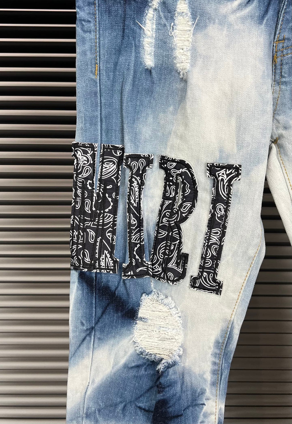 Amiri Distressed Slim Fit Jeans