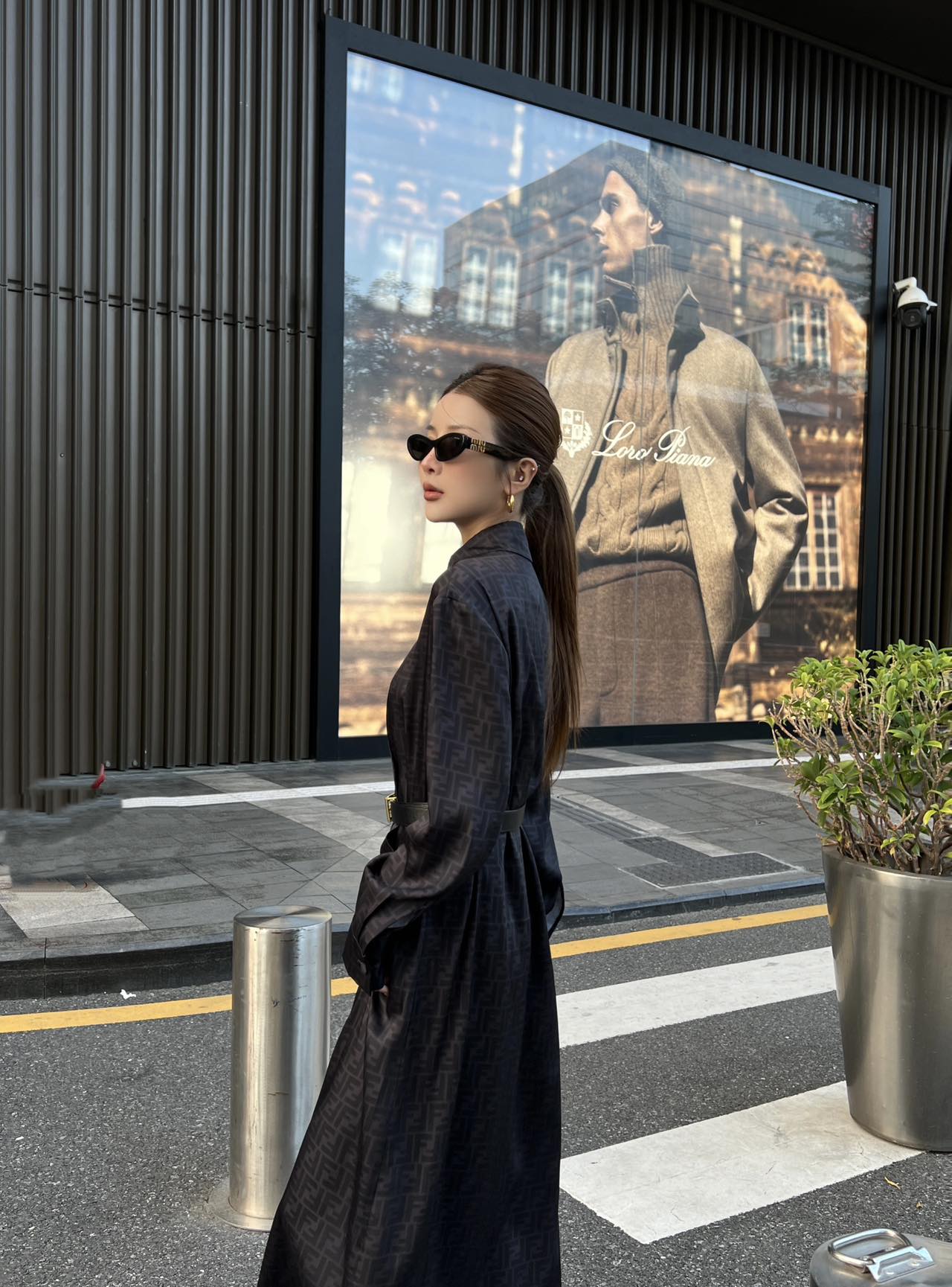 Women's Fendi Parent-Style Monogram Dress with Belt!