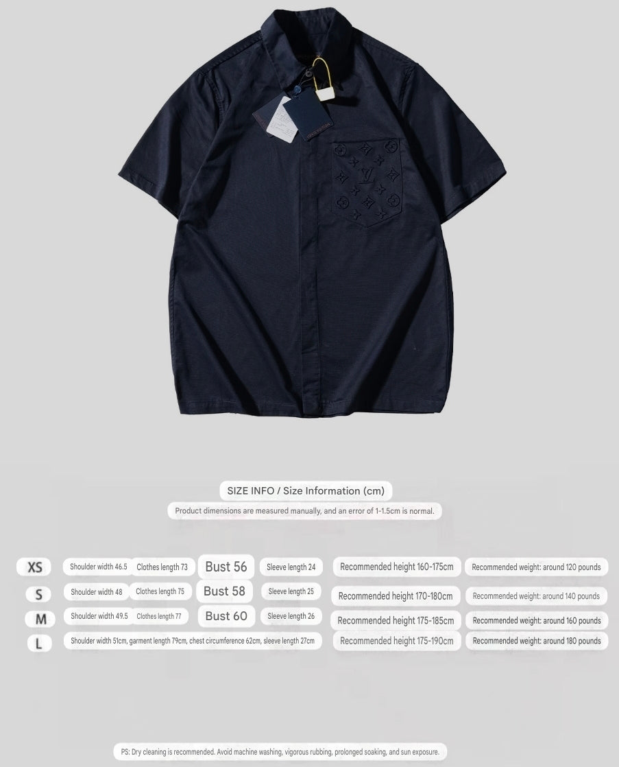 LV Monogram Short-Sleeve Shirt