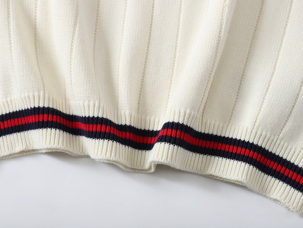 Gucci Strip Lolita shirt w/embroidery