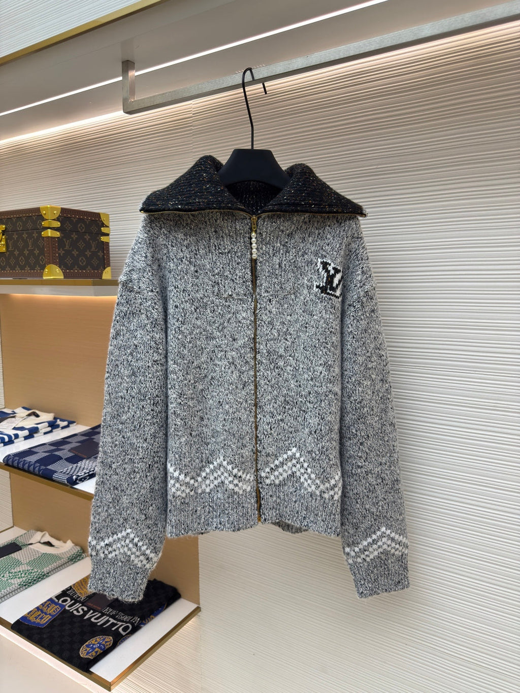 LV Pharrell Williams & Nigo Collab Knit Sweater