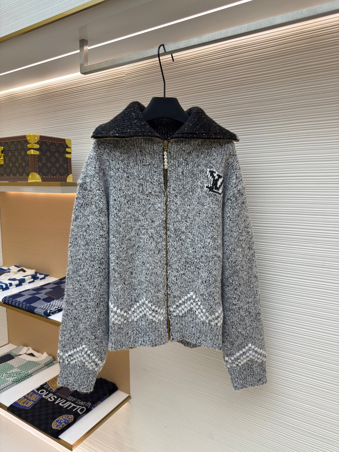 LV Pharrell Williams & Nigo Collab Knit Sweater