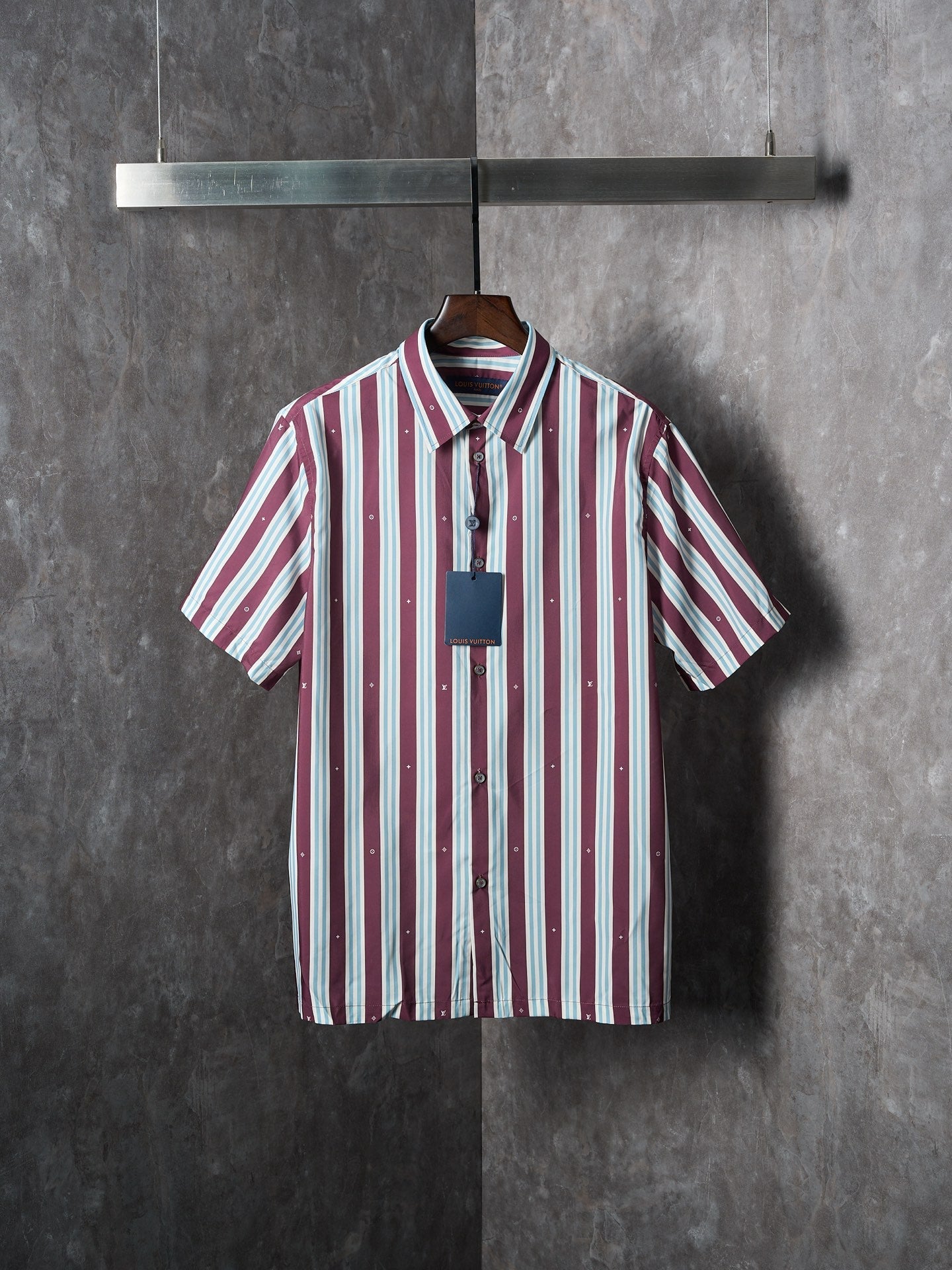 LV Striped Short Sleeve Shirt