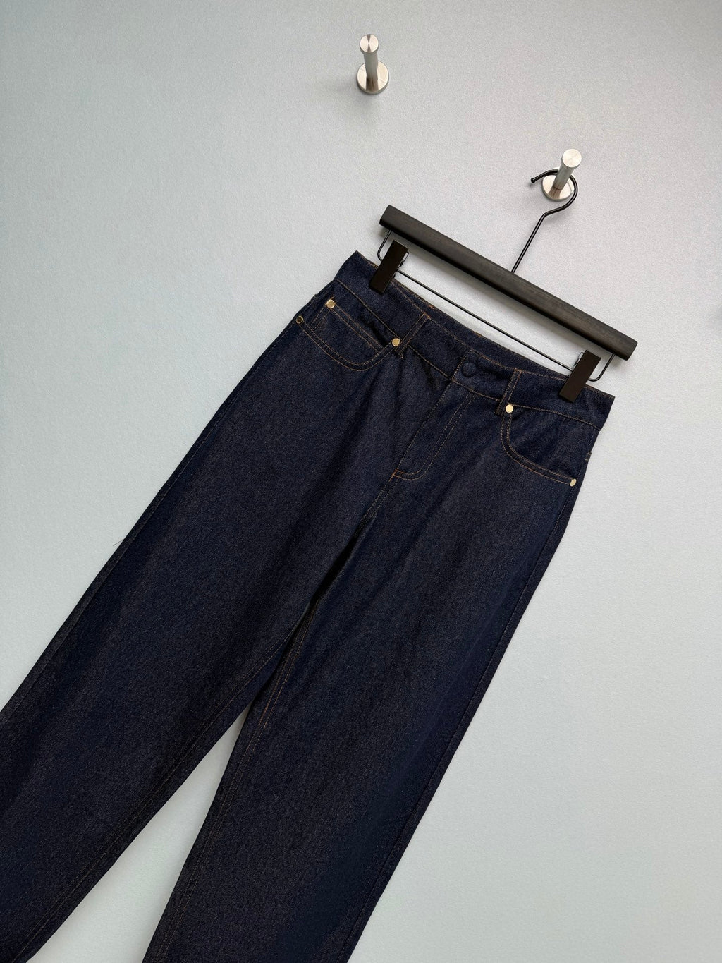 Women Fendi High Waisted Straight-Leg Jeans
