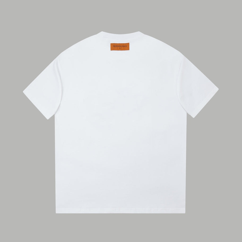 LV Denim Patchwork T-Shirt