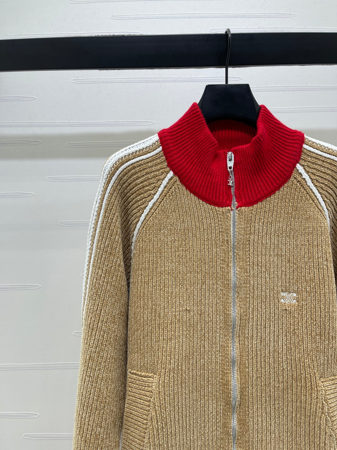 Celine Collar Up Knitted Cardigan